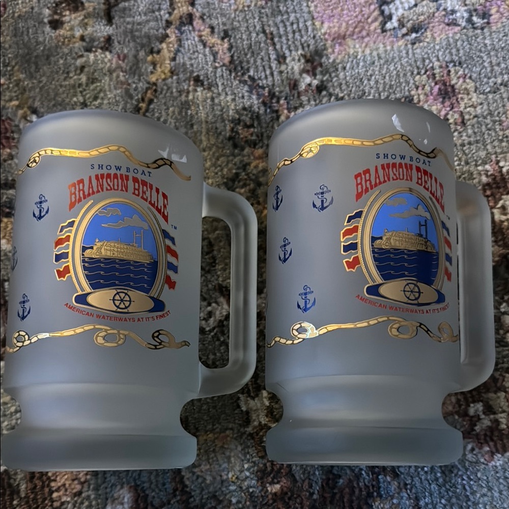 Frosted Glass Mugs
